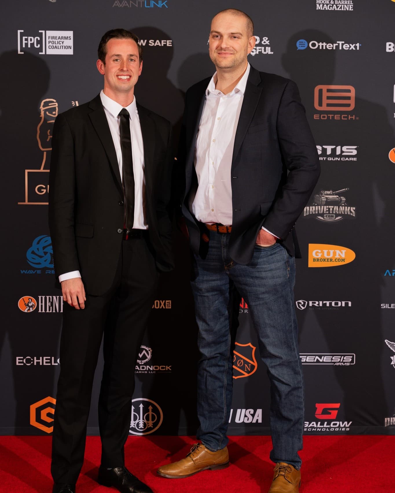 Brady Kirkpatrick and Ryan Domke at the 2025 Gundies Awards